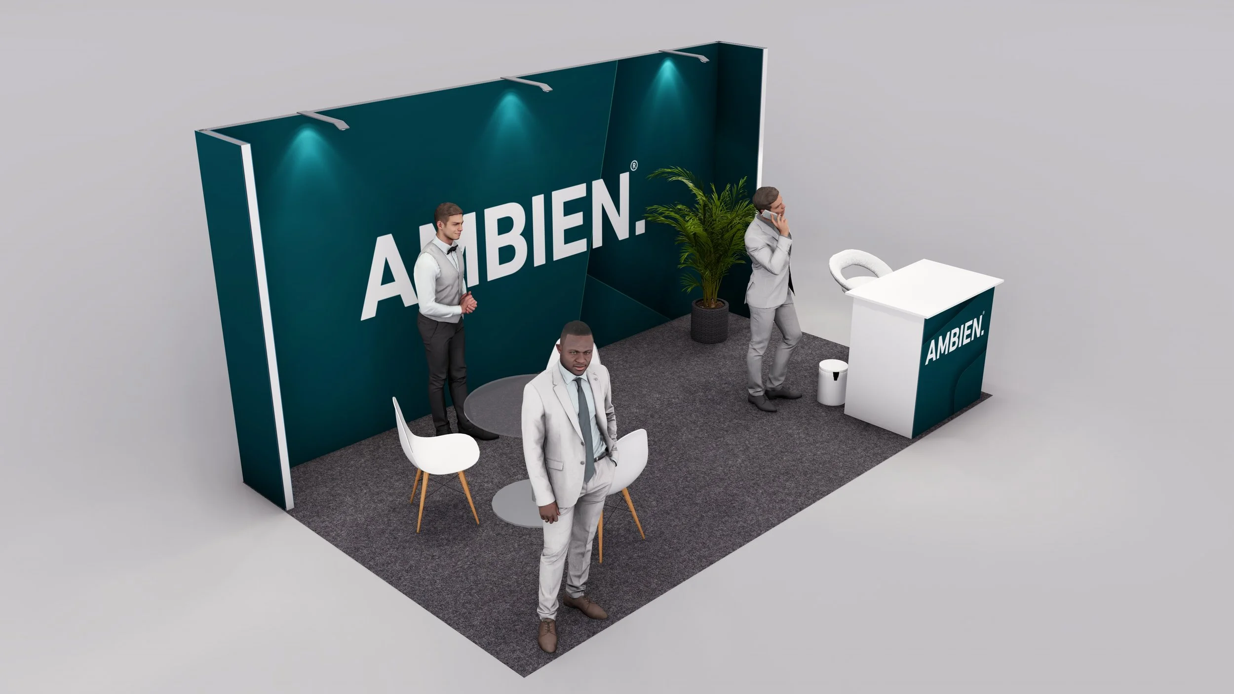 Peninsula Core Exhibition Stand - 5m x 3m
