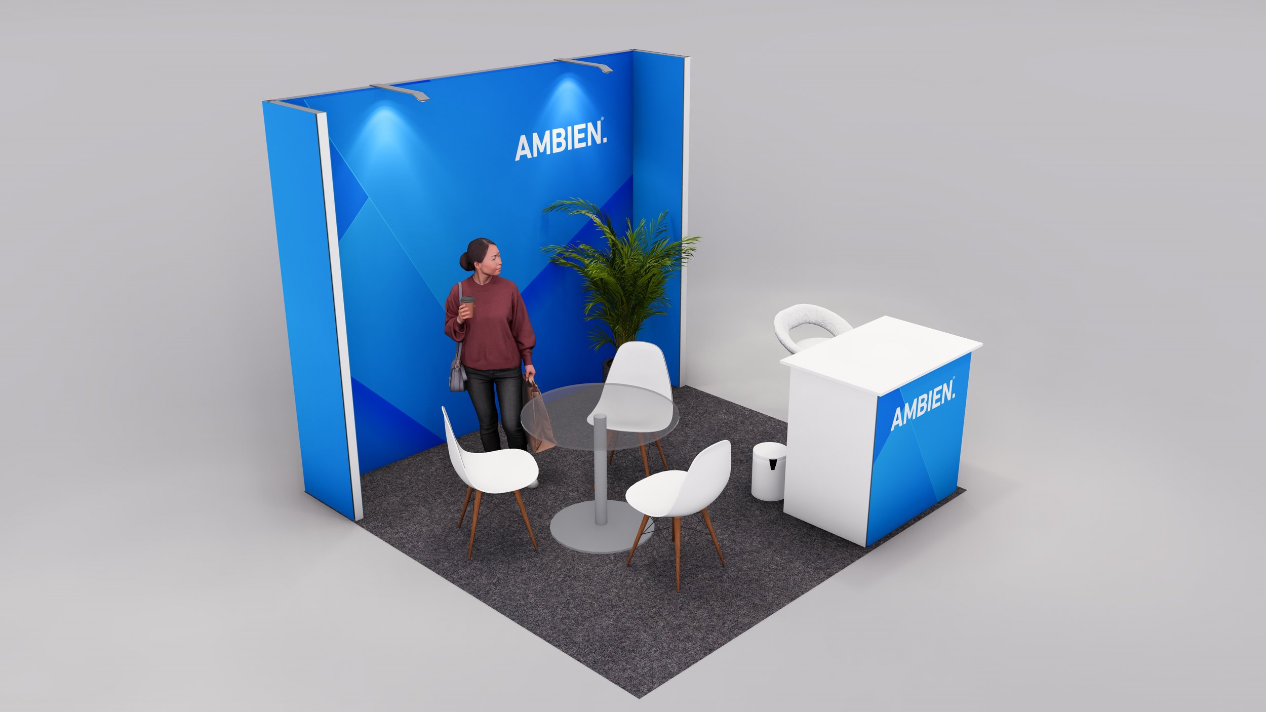Peninsula Core Exhibition Stand - 3m x 3m