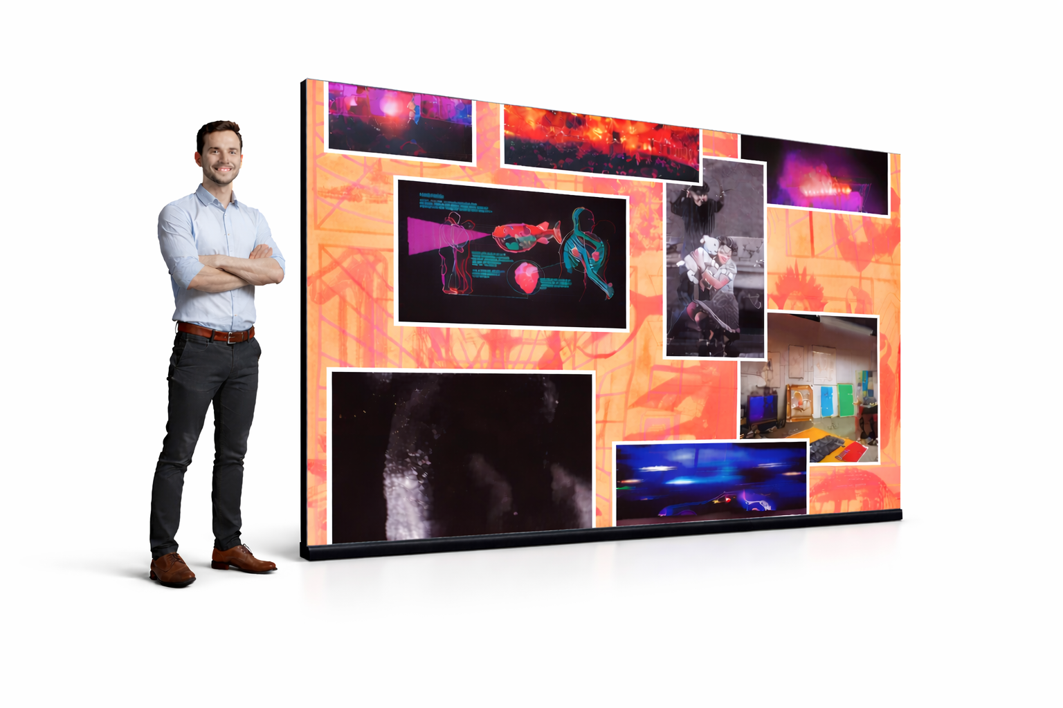 3m x 2m LED Video Wall Screen – P1.8