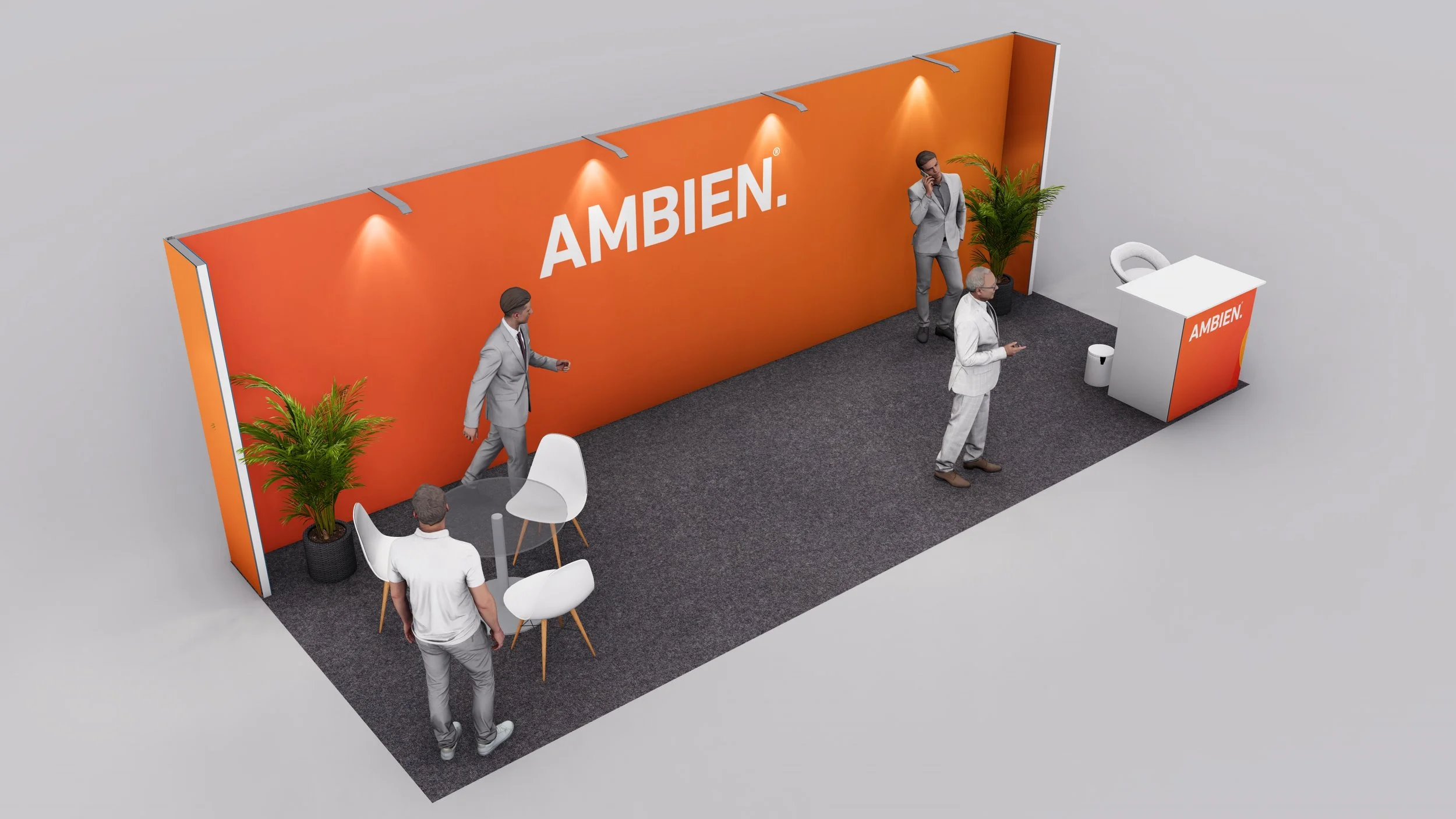 Peninsula Core Exhibition Stand - 8m x 3m