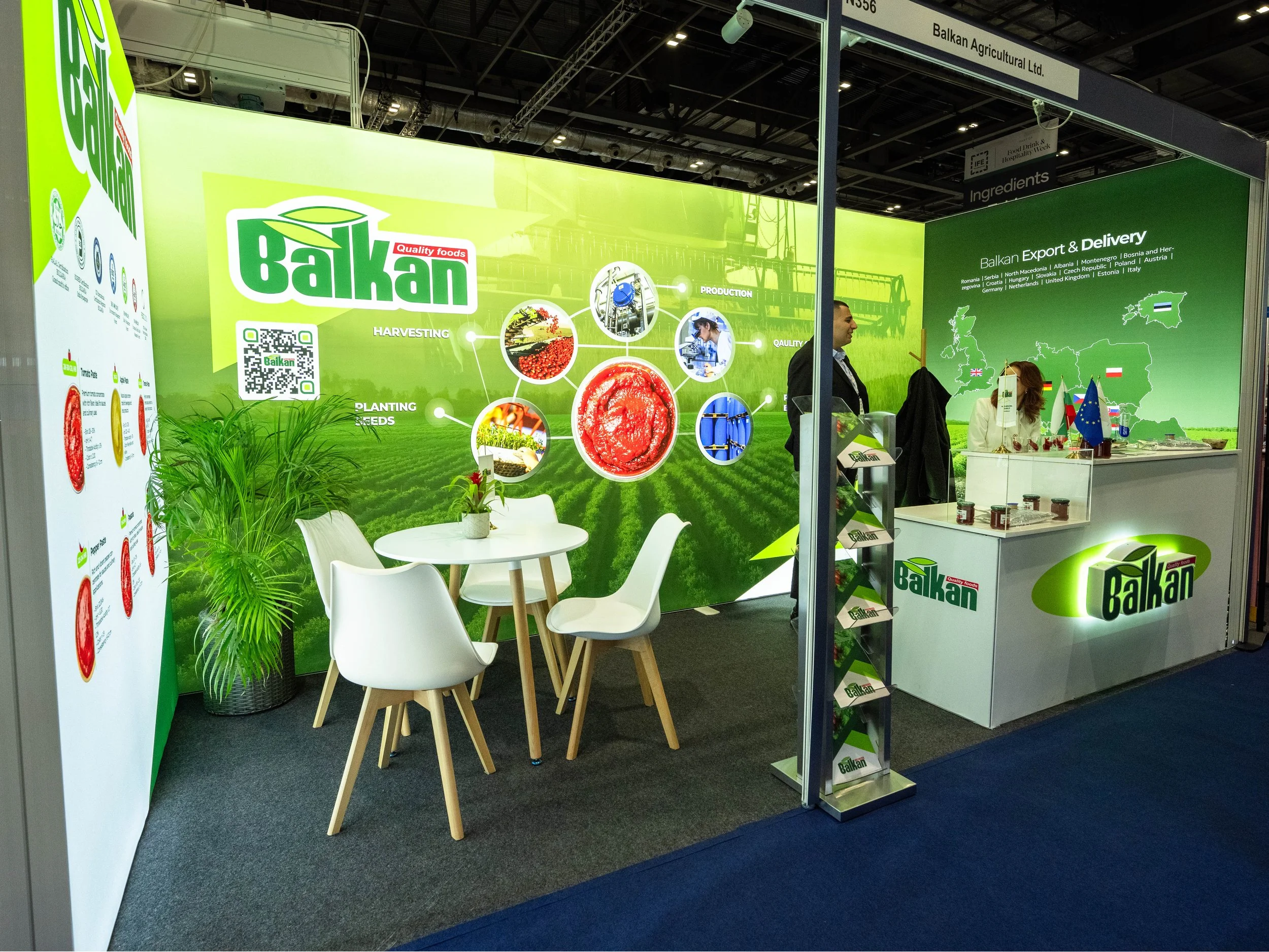 Lightbox solution for Exhibition Stand - Ambien®360 at IFE 