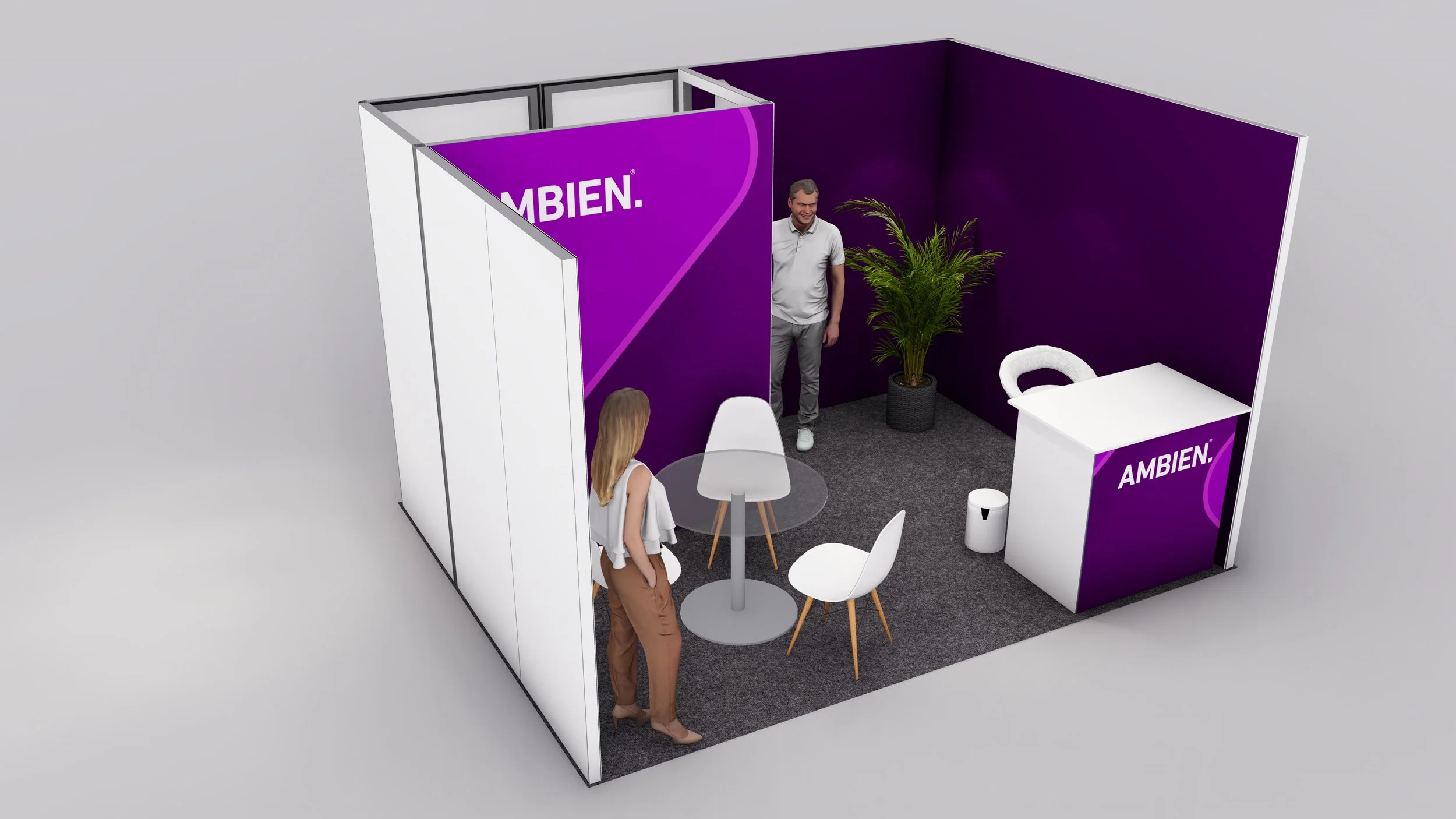 Row Core Exhibition Stand - 4m x 3m