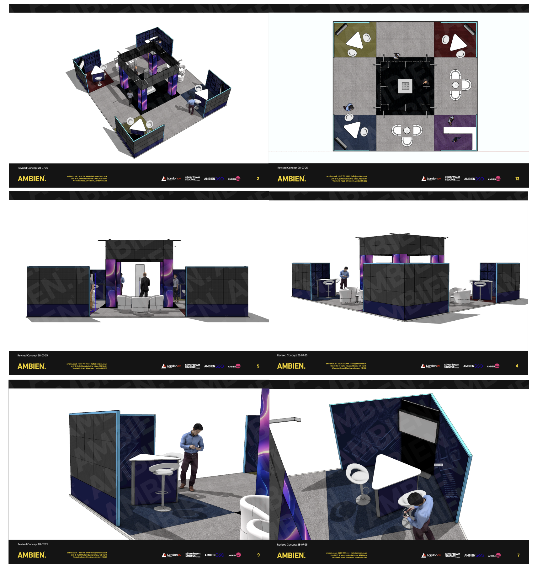 Mindset Proptech Exhibition - Render Design - Ambien®360