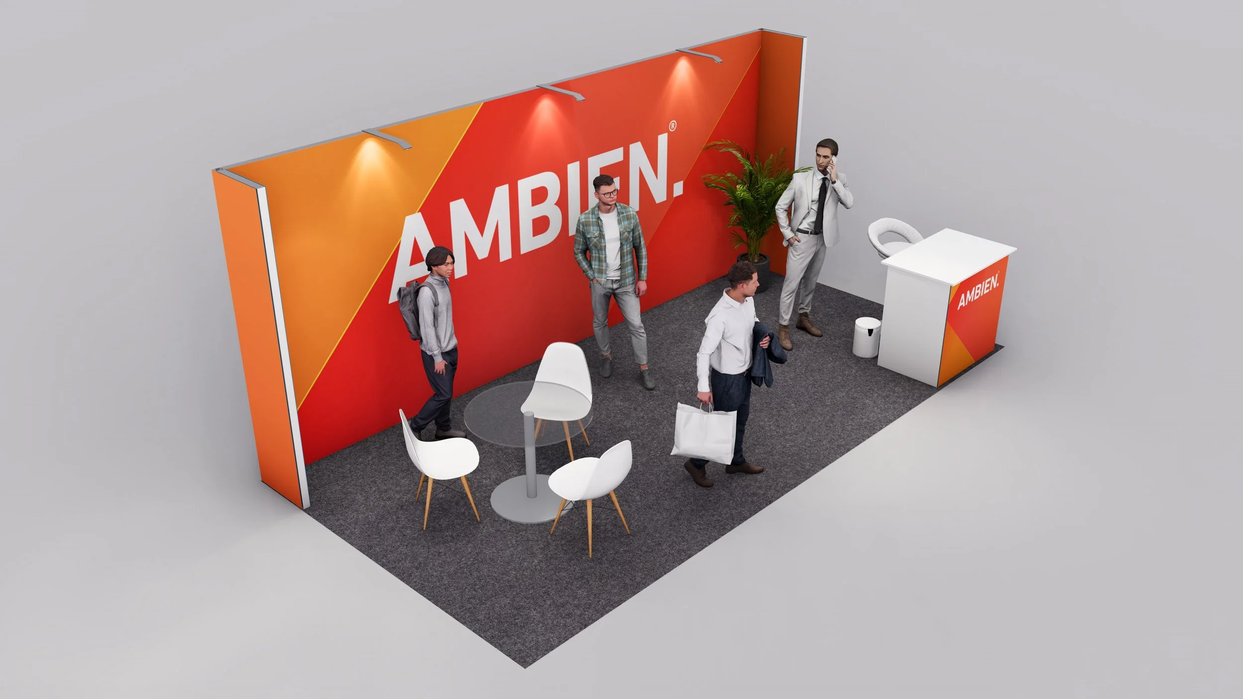 Peninsula Core Exhibition Stand - 6m x 3m