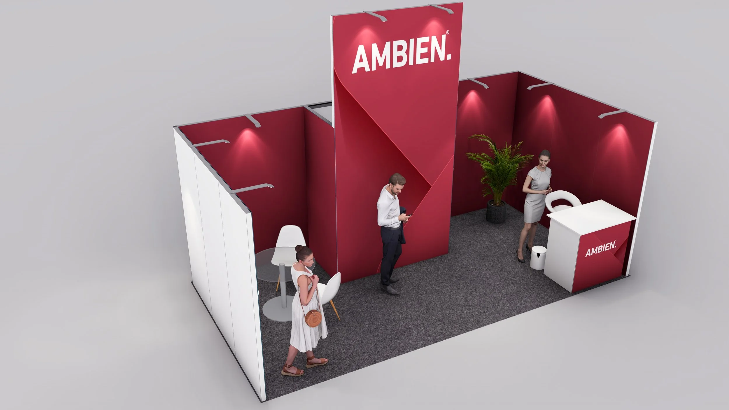 Row Core Exhibition Stand - 6m x 3m