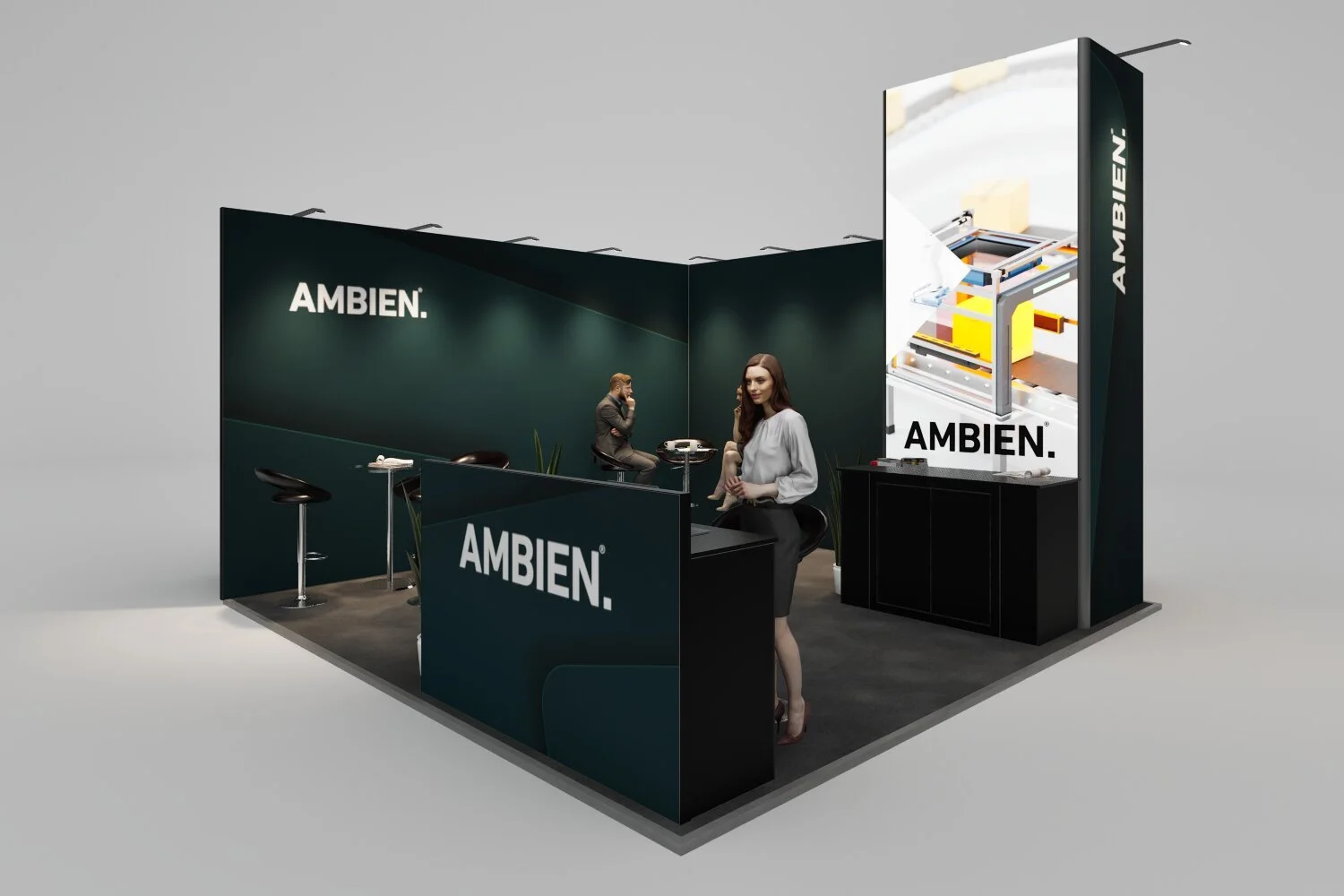 Corner Pro Exhibition Stand - 5m x 5m