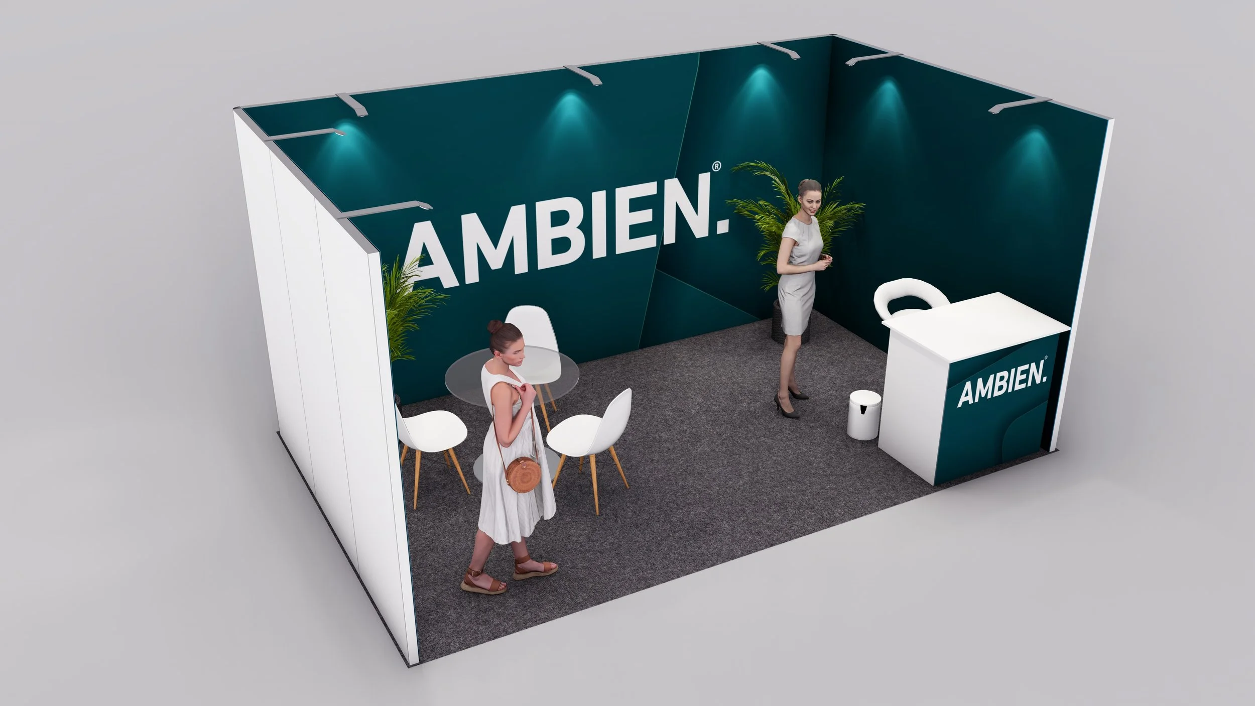 Row Core Exhibition Stand - 5m x 3m