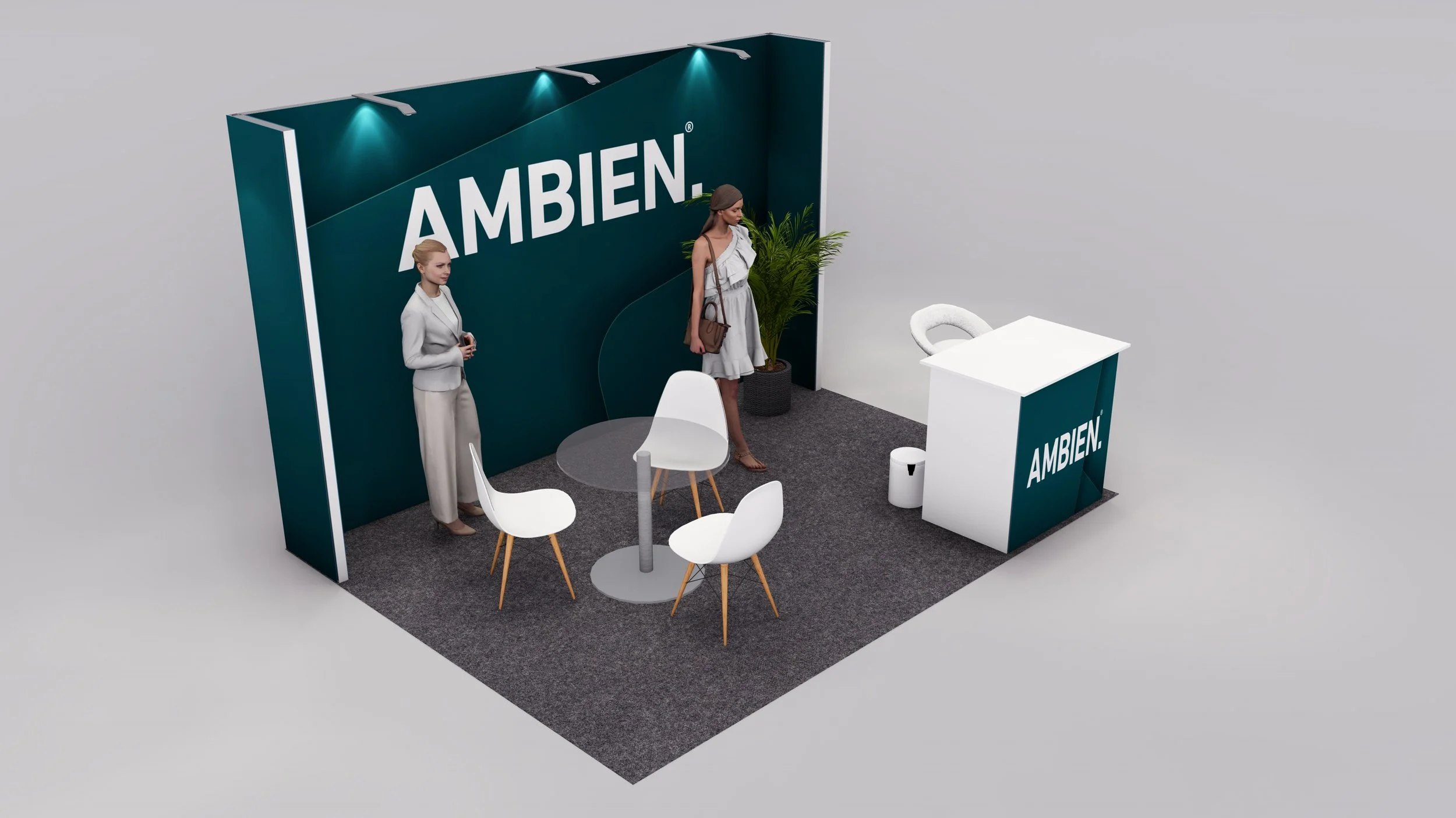 Peninsula Core Exhibition Stand - 4m x 3m