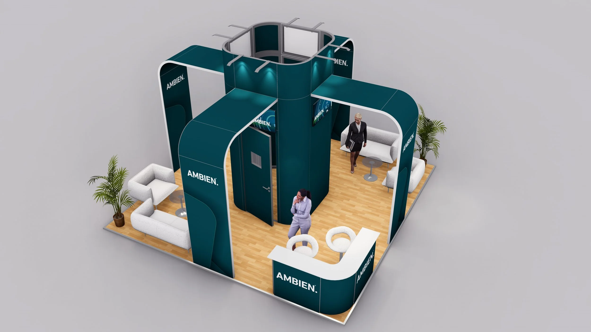 Pro Island Exhibition Stand - 6m x 6m