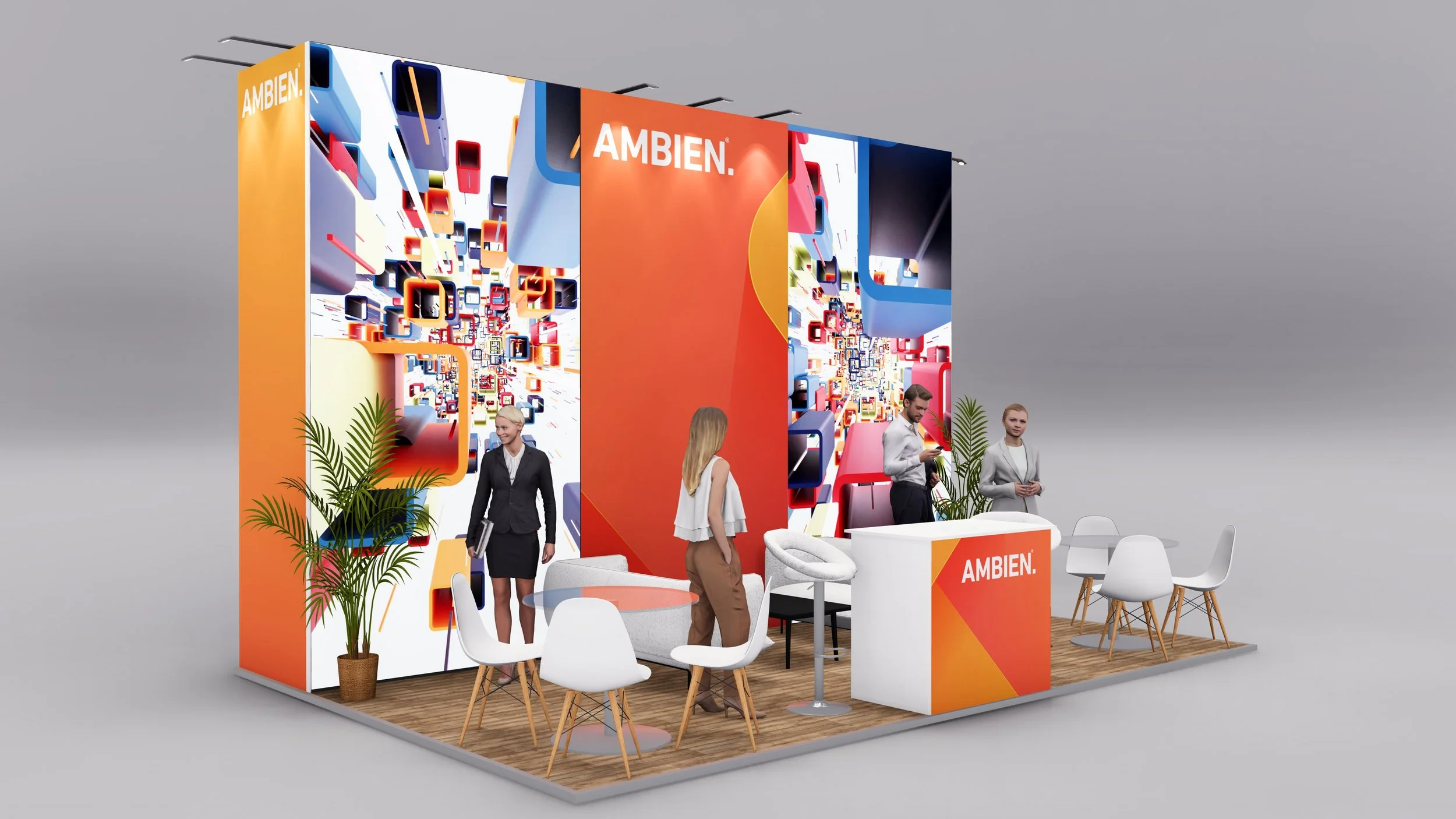 Pro Peninsula Exhibition Stand - 6m x 4m