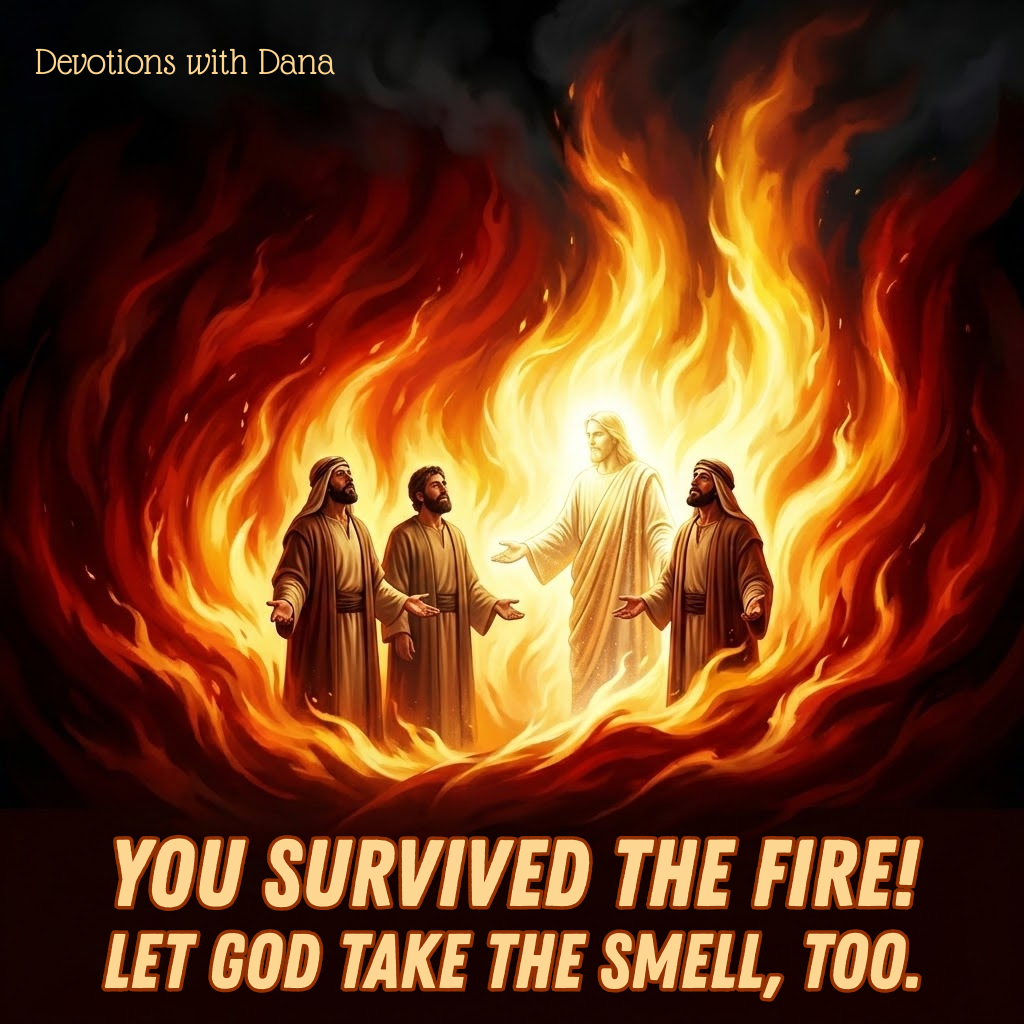 You Survived the Fire!  Let God Take the Smell, Too!