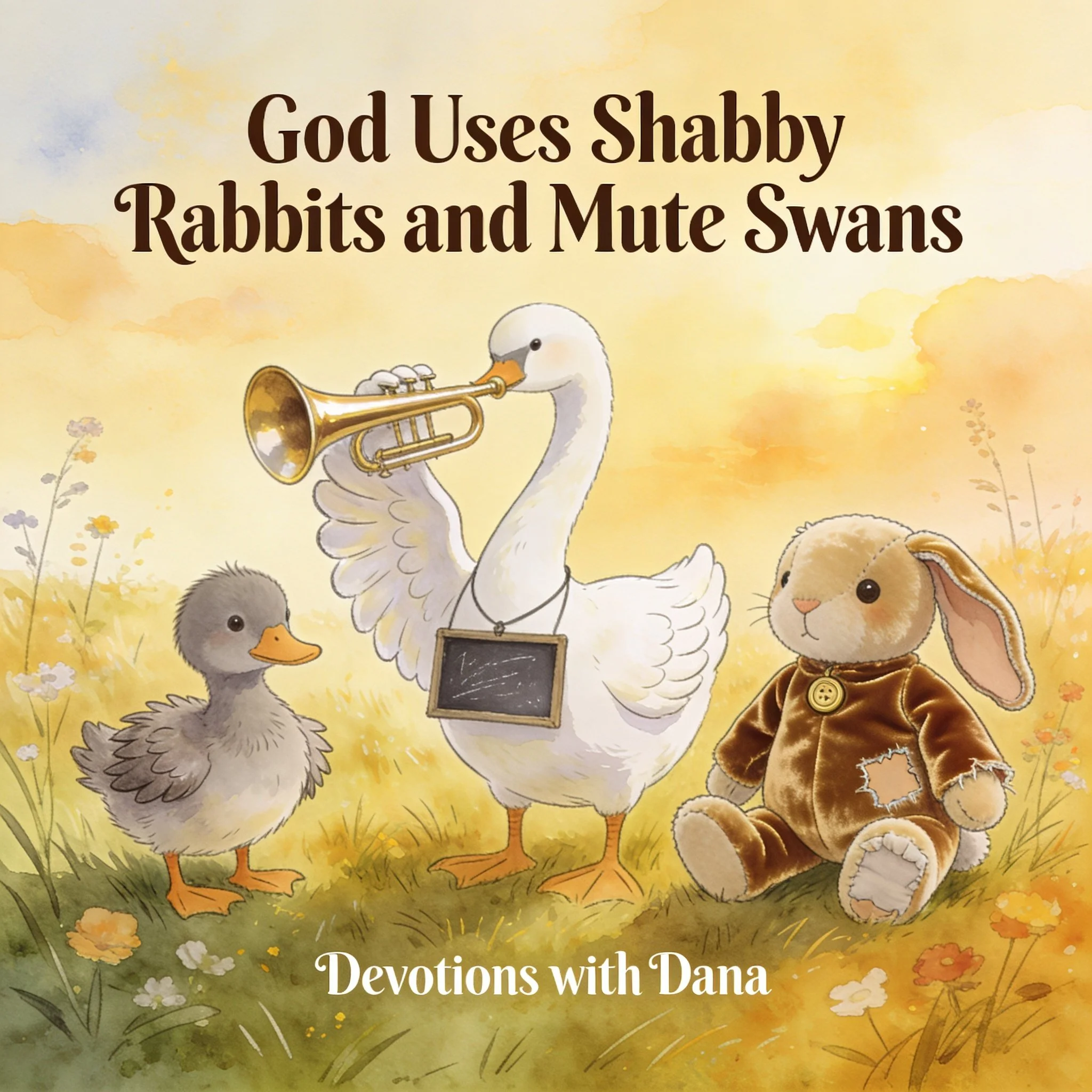 God Uses Shabby Rabbits and Mute Swans