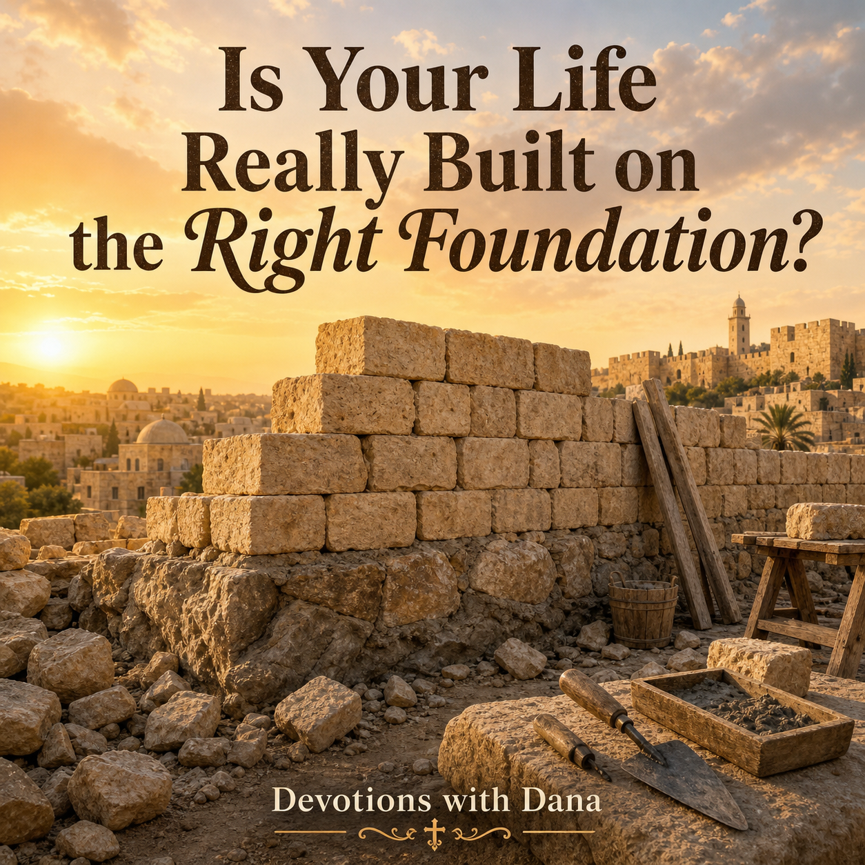 Is Your Life Built on the Right Foundation?