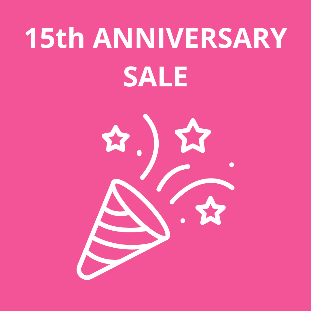 15th Anniversary Sale!