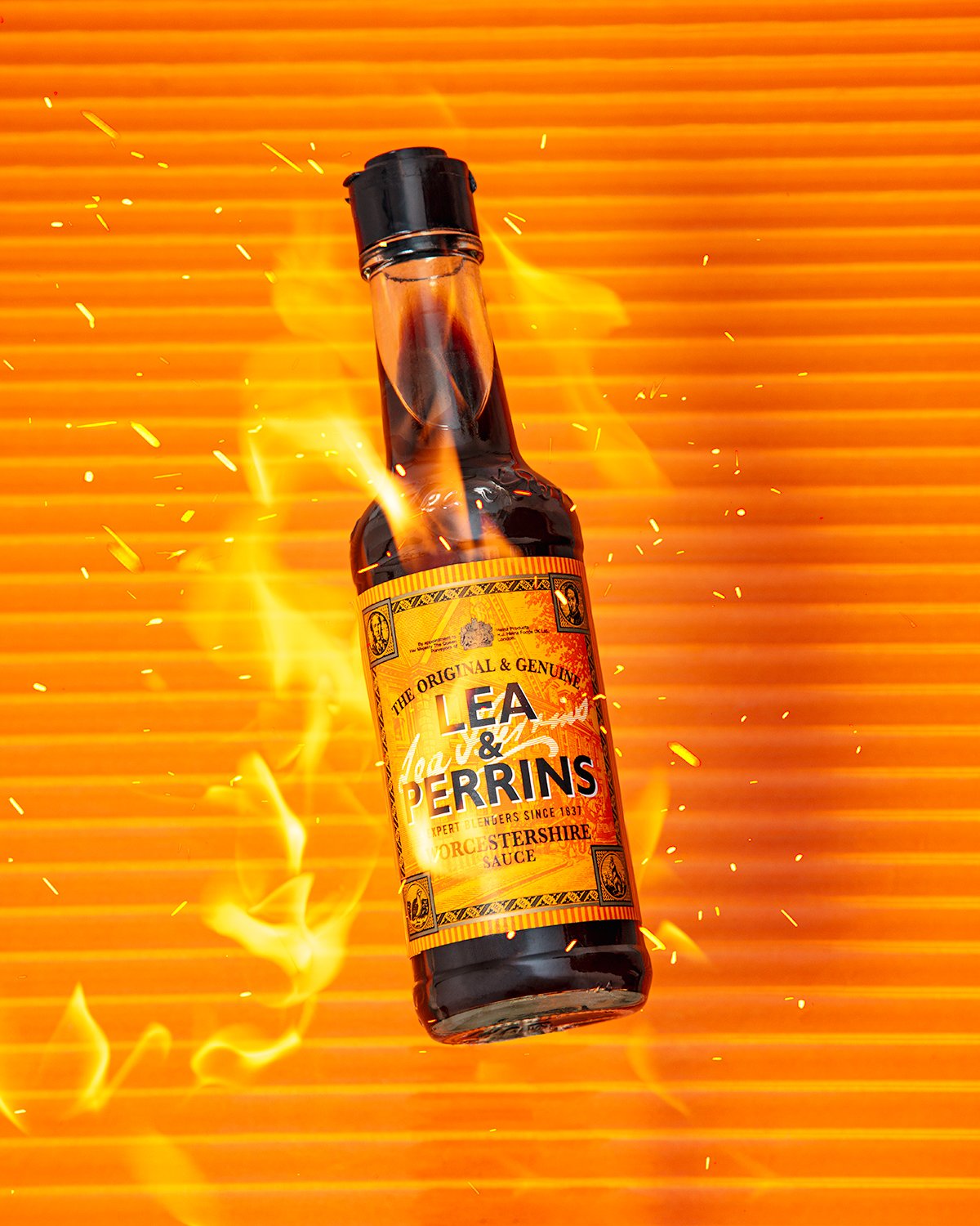 Lea & perrins bottle on fire sparks 4x5.jpg