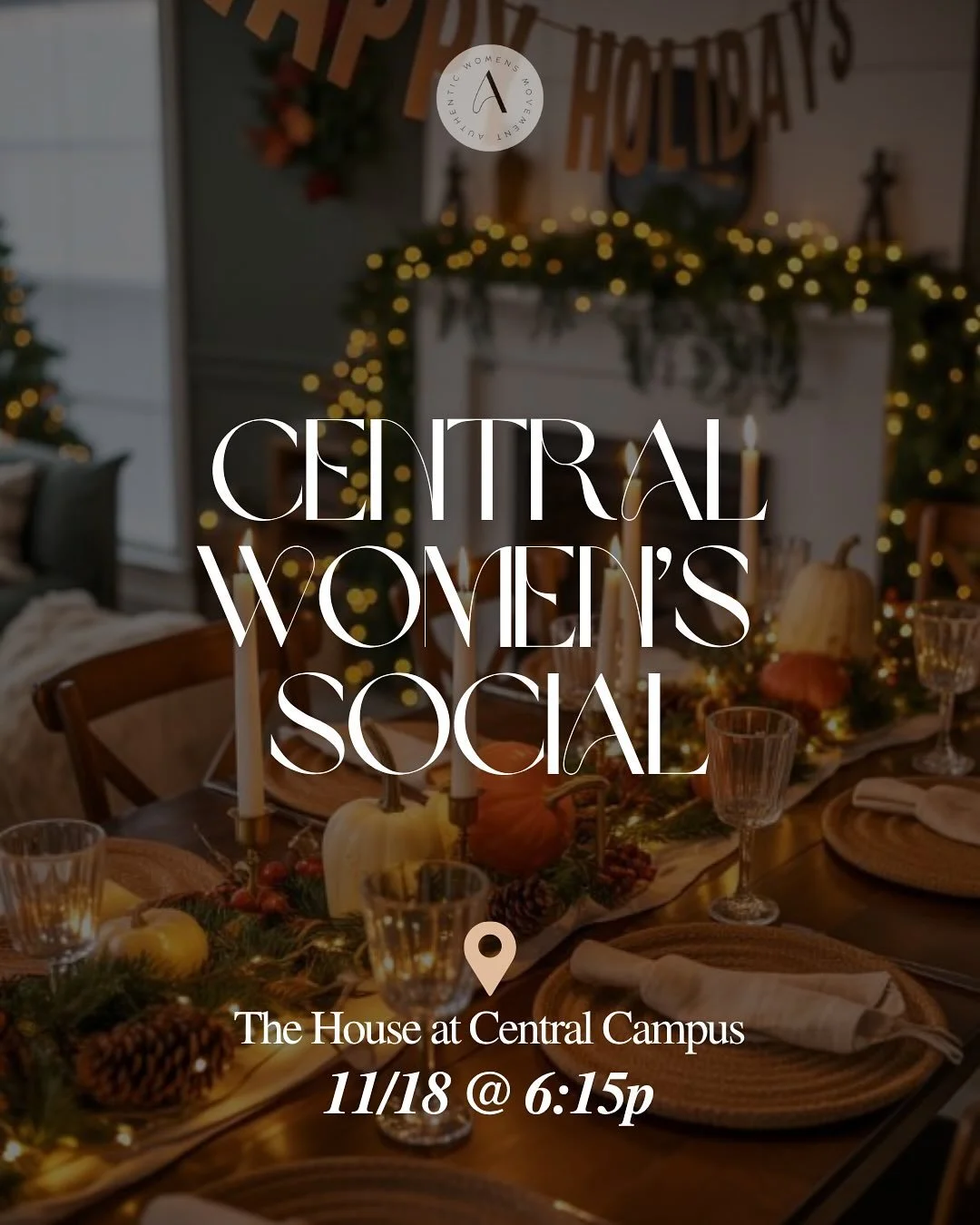 Something exciting is coming up for our Authentic ladies &mdash; Thanksgiving socials! 🦃🍂 
Check your GroupMe for all the details.
Not in a GroupMe yet? Comment your campus below and we&rsquo;ll send you the link to join! 💛