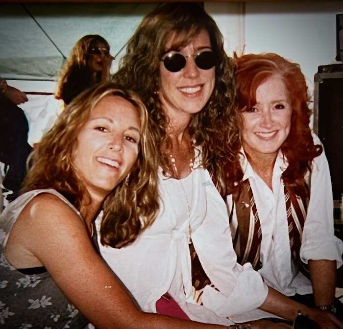 With Bonnie Raitt and Beth Nielsen Chapman