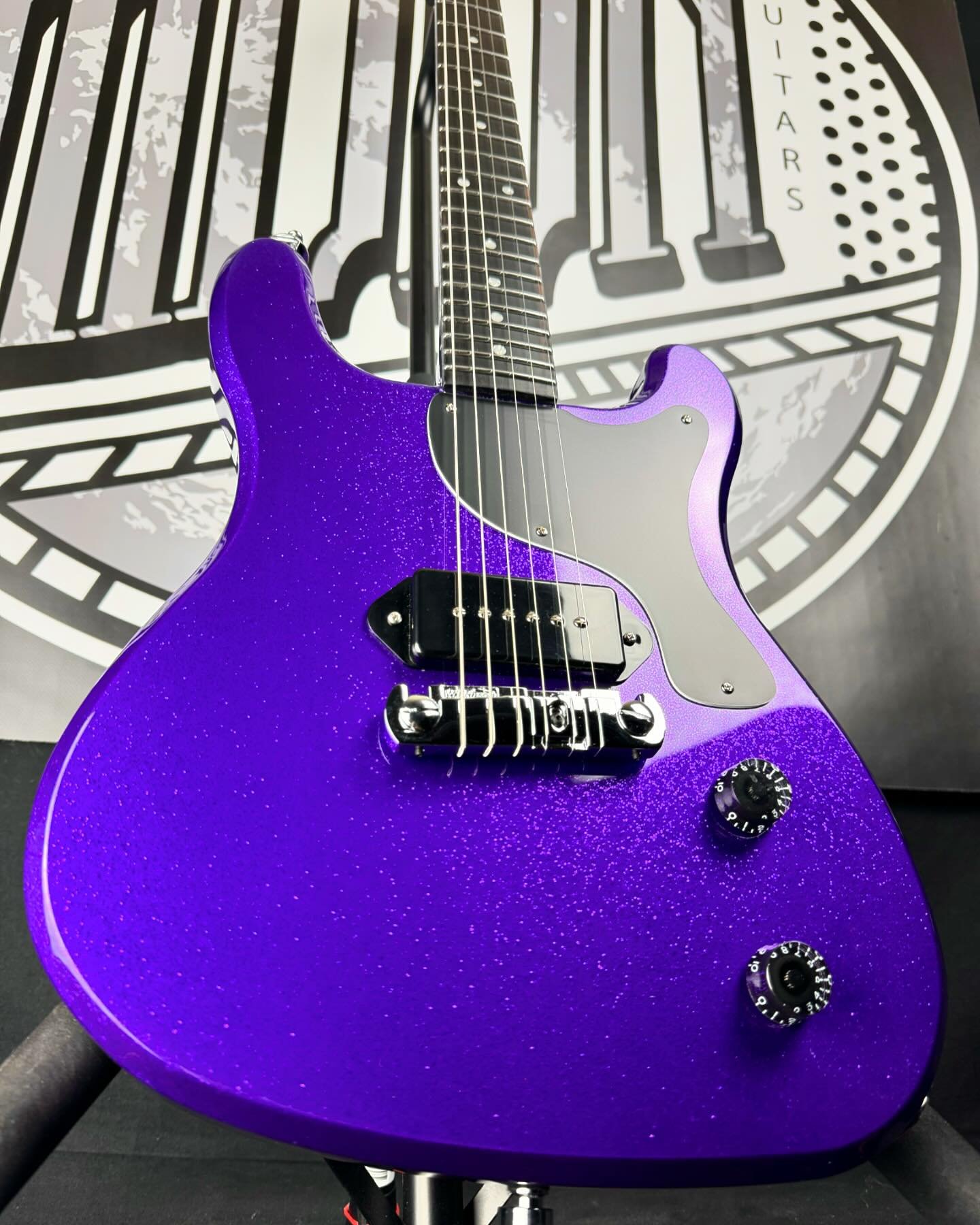 In 2022 I temporarily took over another NJ guitar company (long story) with very different model shapes than what I offer with Moon, and this is the last straggler custom order from that ordeal. 

*This build is a one-off and I will not be making any