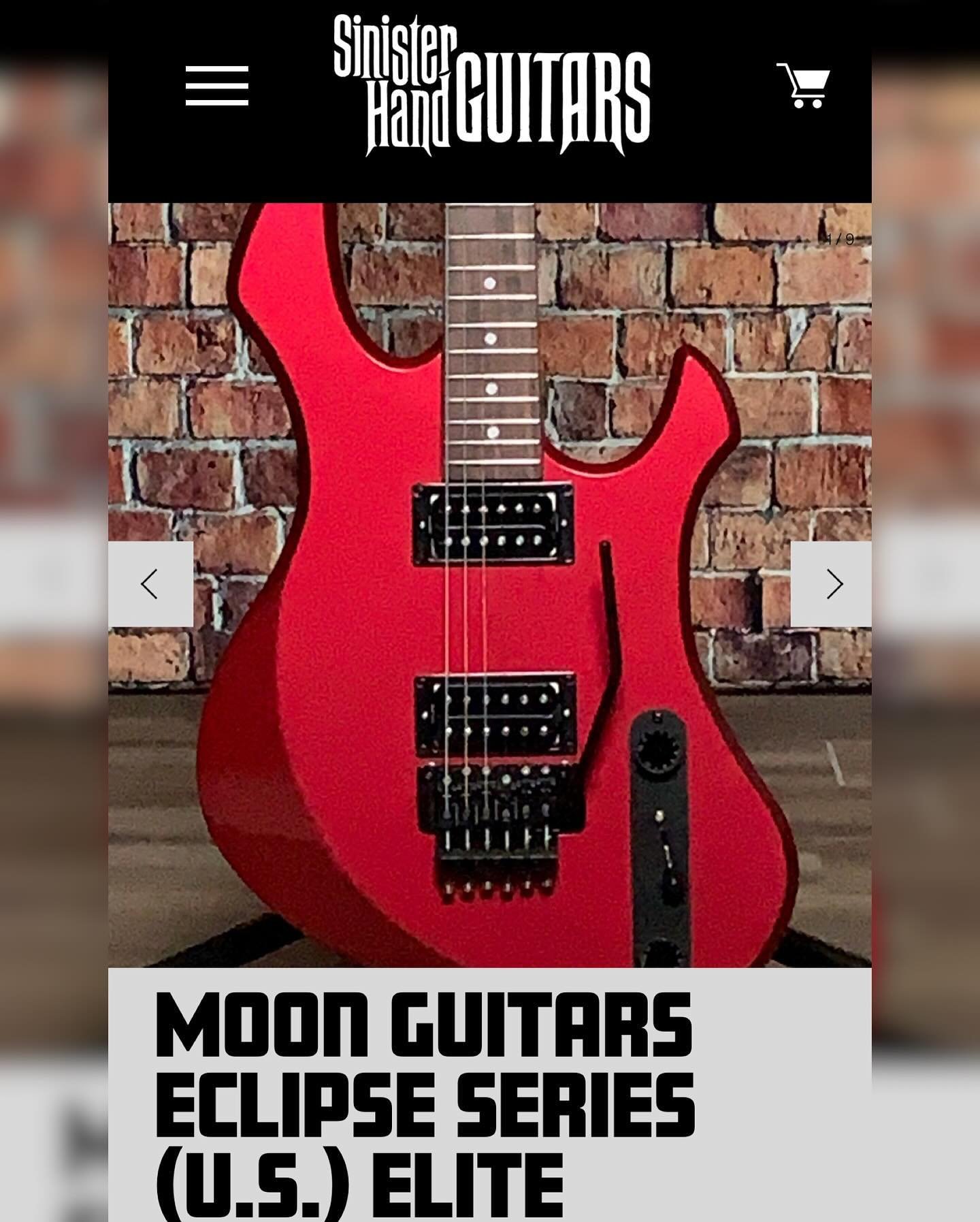 If you&rsquo;re in the market and thinking about a Moon, make sure you check out @sinisterhandguitars website and see what they&rsquo;ve got in stock! They&rsquo;ve got a handful of models available as low as $1999 🫨

I&rsquo;ll pop a link in my sto