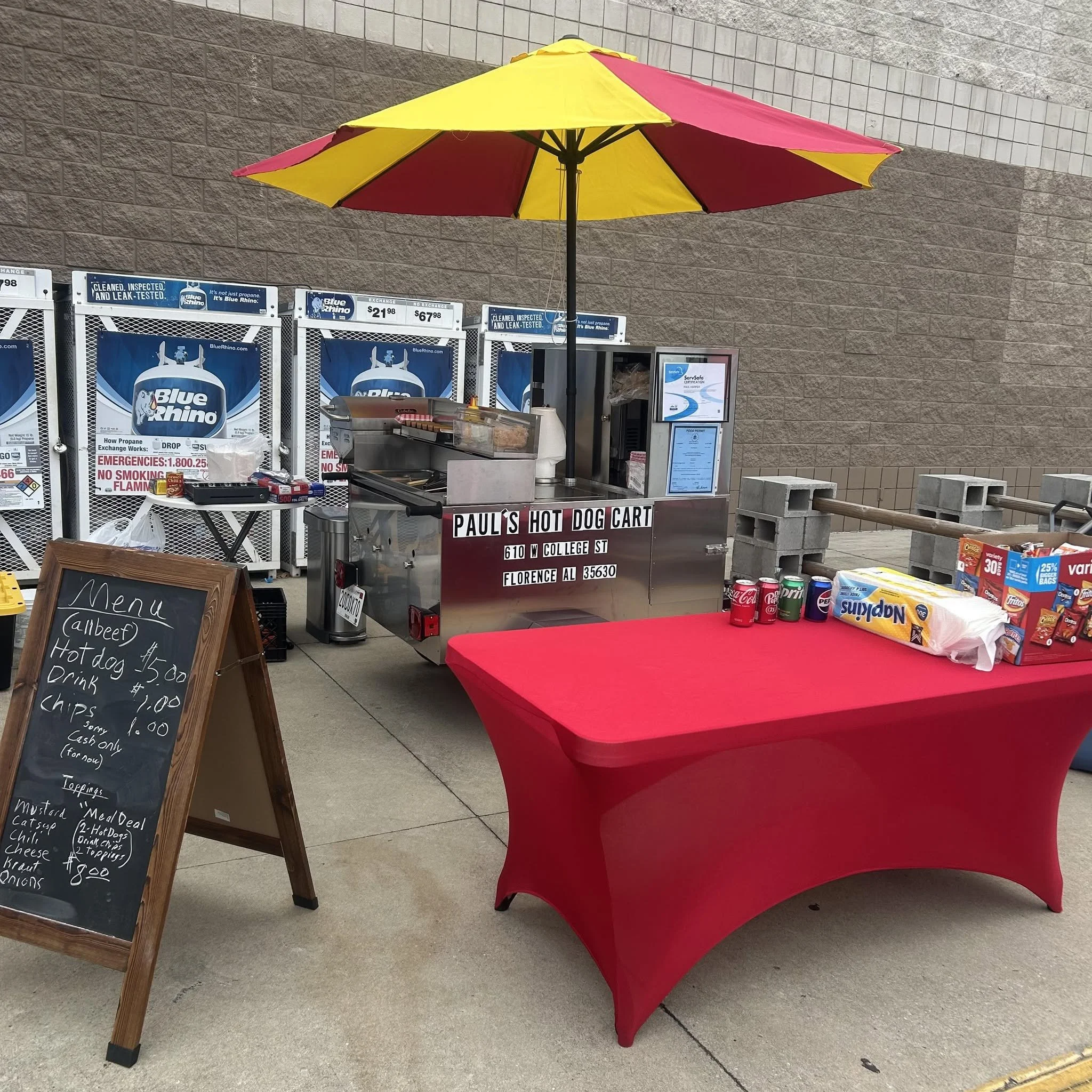 PAUL'S HOT DOG CART