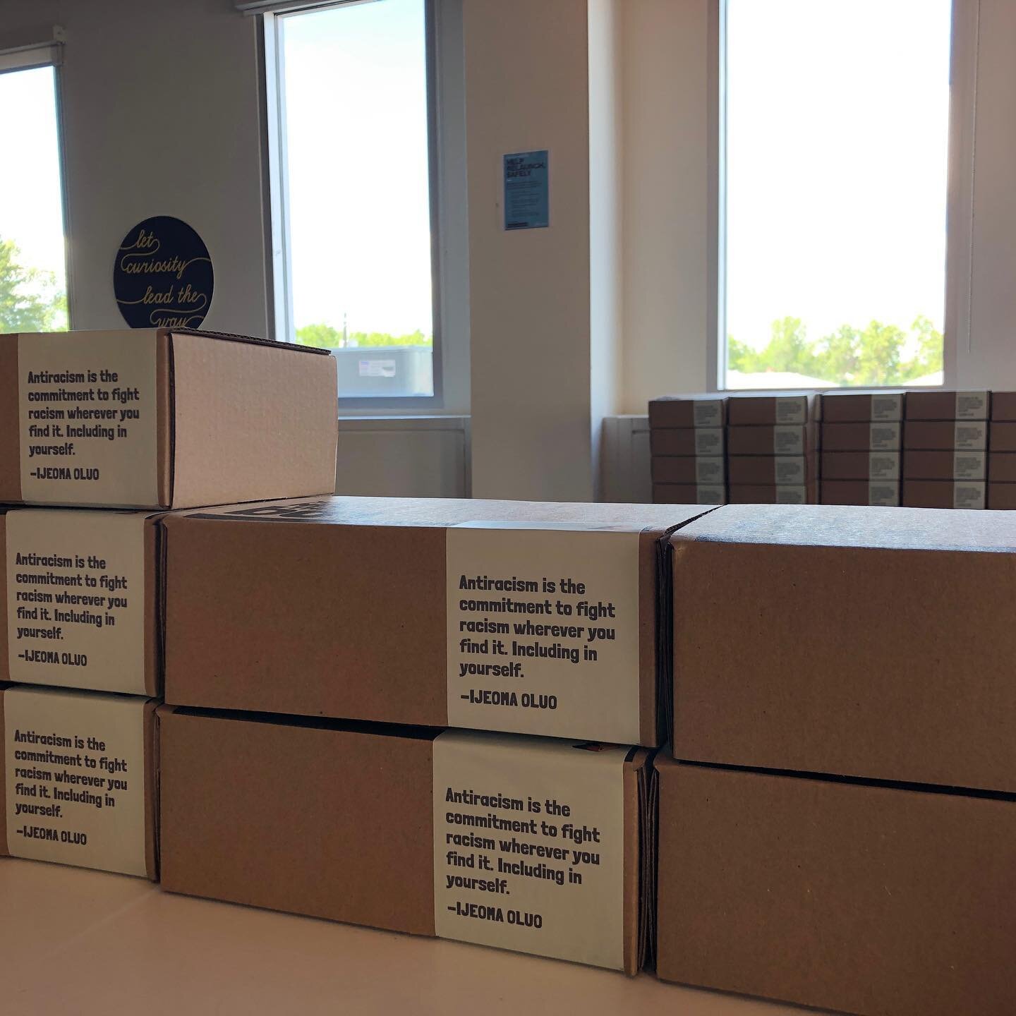 1000 boxes being made in the Action Lab by a whole bunch of community volunteers this past week. We&rsquo;d love to show the contents, but the surprise is part of the experience. Really proud of this team. There is now a waitlist and you can sign up 