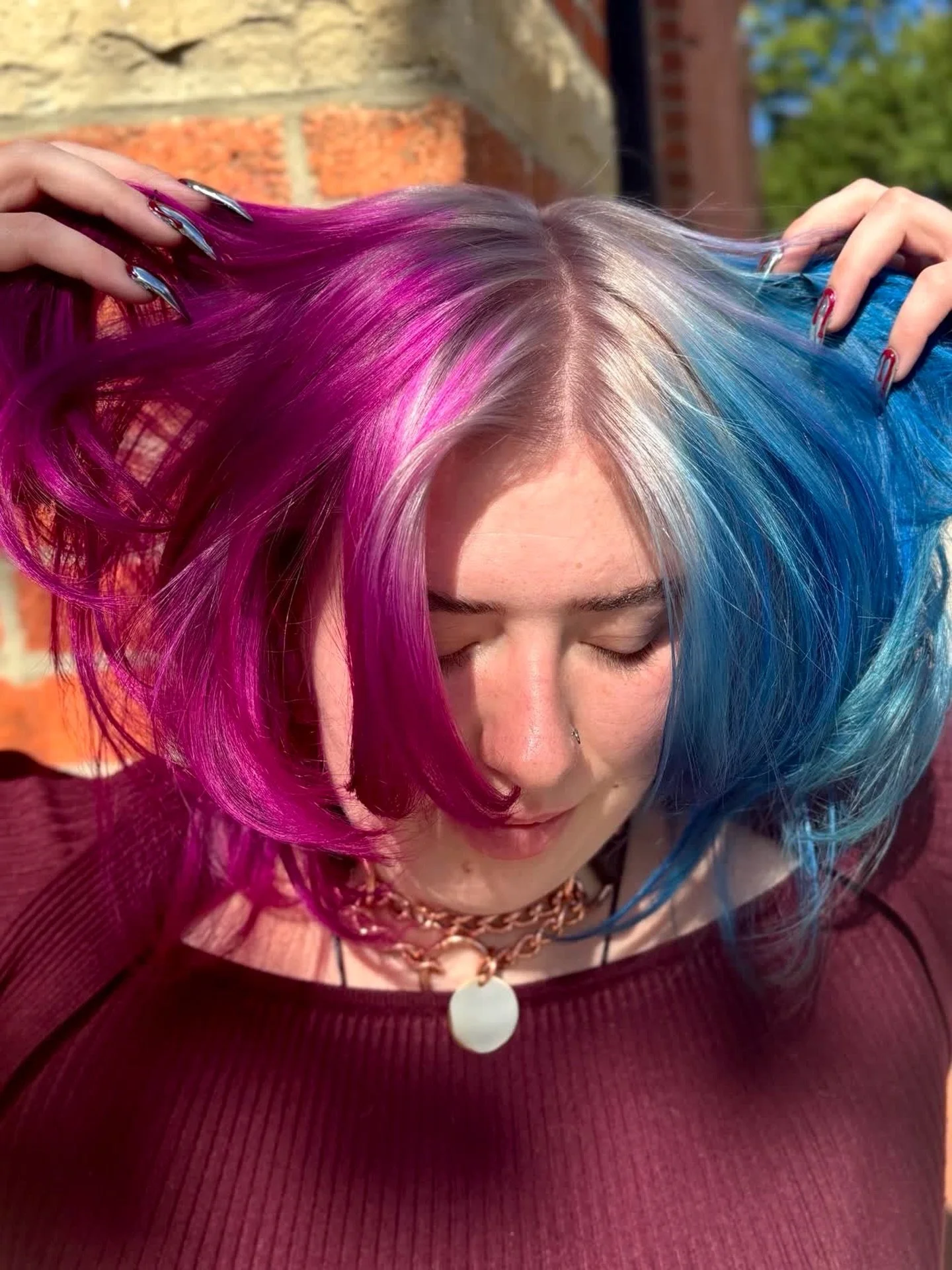 𝕾𝖊𝖗𝖛𝖎𝖈𝖊: Fantasy Hair Color
.
𝕬𝖗𝖙𝖎𝖘𝖙: @snatchedkv
.
𝕾𝖈𝖍𝖊𝖉𝖚𝖑𝖎𝖓𝖌: 𝖈𝖆𝖑𝖑 𝖔𝖗 𝖙𝖊𝖝𝖙 614.230.2589
.
⠀⠀⠀⠀⠀⠀⠀⠀⠀
.
⠀⠀⠀⠀⠀⠀⠀⠀⠀
.
⠀⠀⠀⠀⠀⠀⠀⠀⠀
.
⠀⠀⠀⠀⠀⠀⠀⠀⠀
. 
#columbusohio #columbushair #columbushairstylist #columbuscolor #columbussty