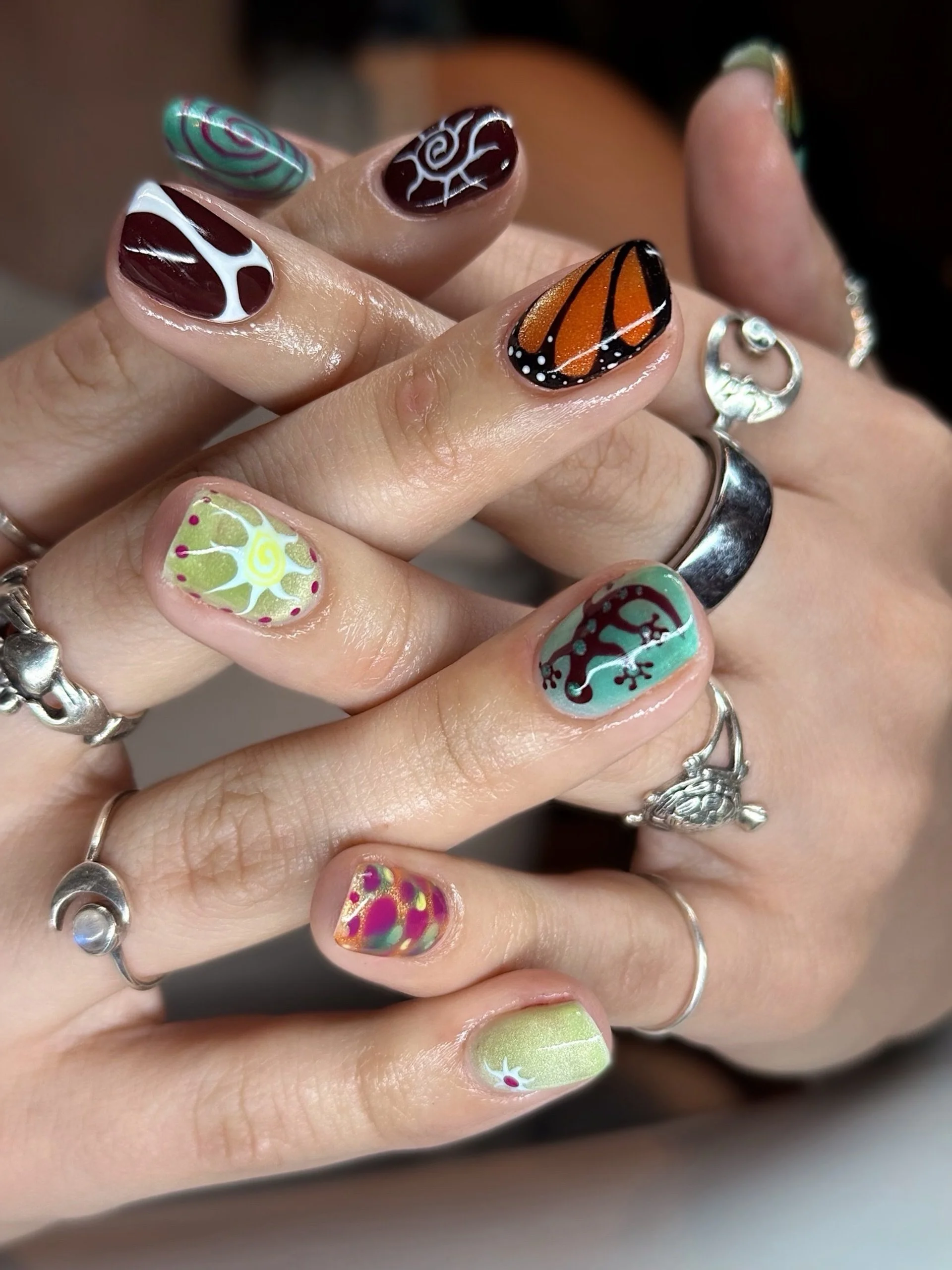 𝕾𝖊𝖗𝖛𝖎𝖈𝖊: Luminary Mani + Level 3 Nail Art
.
𝕬𝖗𝖙𝖎𝖘𝖙: @mckinley.nails
.
𝕾𝖈𝖍𝖊𝖉𝖚𝖑𝖎𝖓𝖌: 𝖈𝖆𝖑𝖑 𝖔𝖗 𝖙𝖊𝖝𝖙 614.230.2589
.
⠀⠀⠀⠀⠀⠀⠀⠀⠀
.
⠀⠀⠀⠀⠀⠀⠀⠀⠀
.
⠀⠀⠀⠀⠀⠀⠀⠀⠀
.
⠀⠀⠀⠀⠀⠀⠀⠀⠀
. 
#columbusnails #nailart #custommanicure #luminarygel #lacq