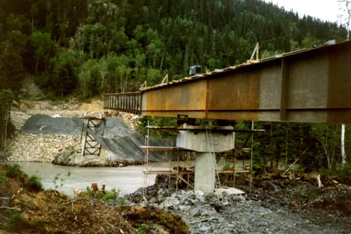 Gitwinksihlkw Bridge — completed structure