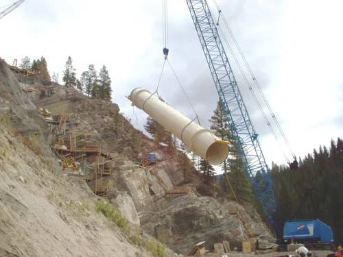 Aberfeldie Penstocks completed