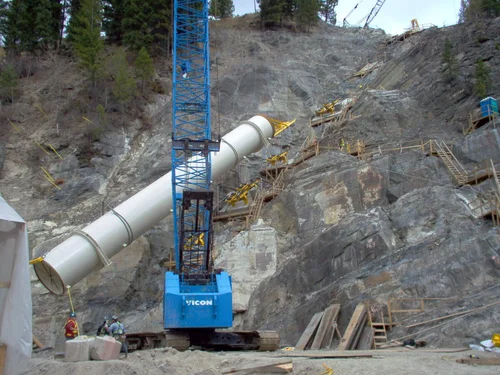 Aberfeldie Penstocks construction