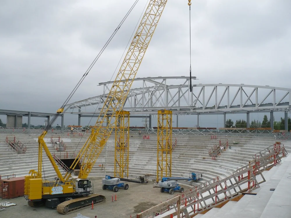 Abbotsford Sports Centre — construction progress