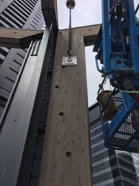 King George Ribbon Bridge column detail