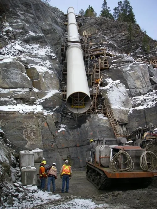 Aberfeldie Penstocks penstock installation
