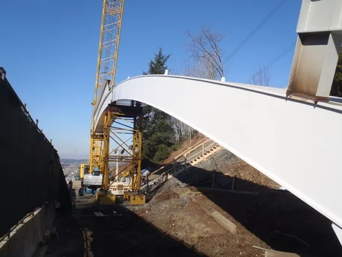 Pioneer Pedestrian Bridge overview