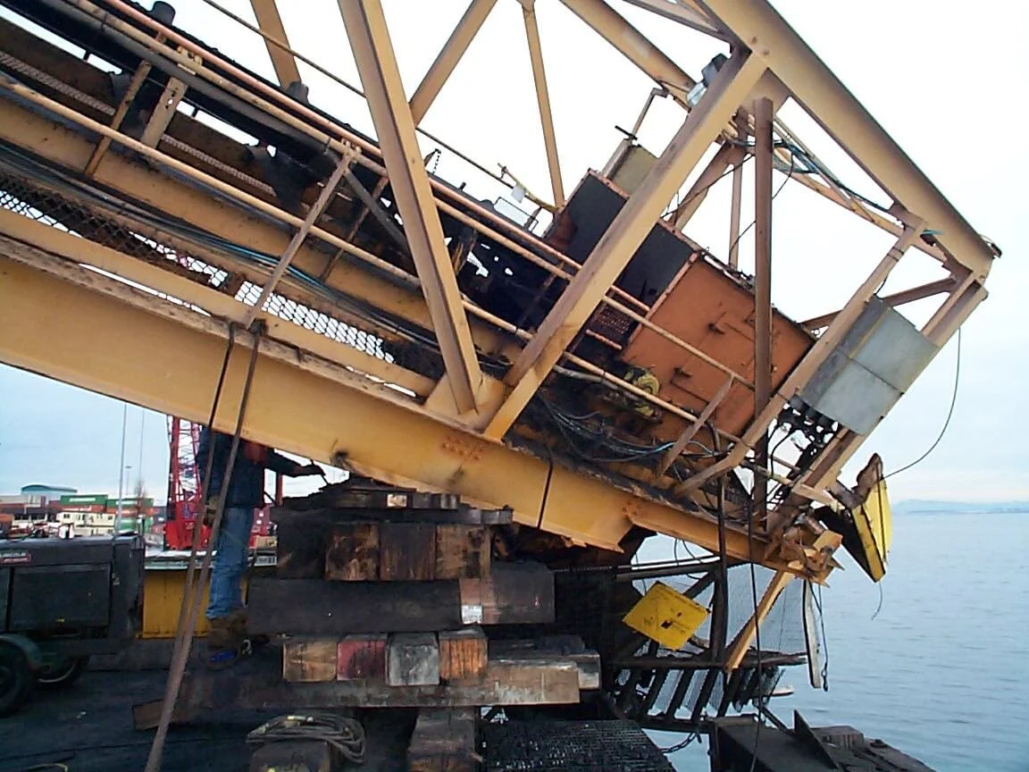 Westshore Quadrant Shiploader emergency repair