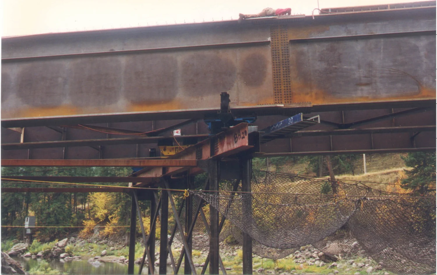 Sterling Creek Bridge construction view