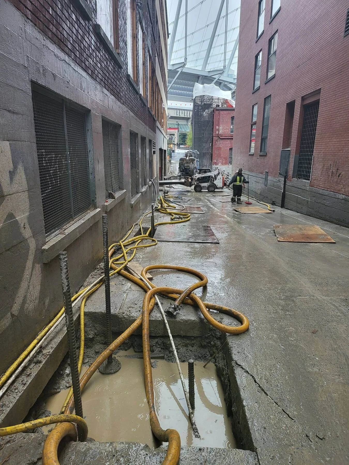 alley construction detail