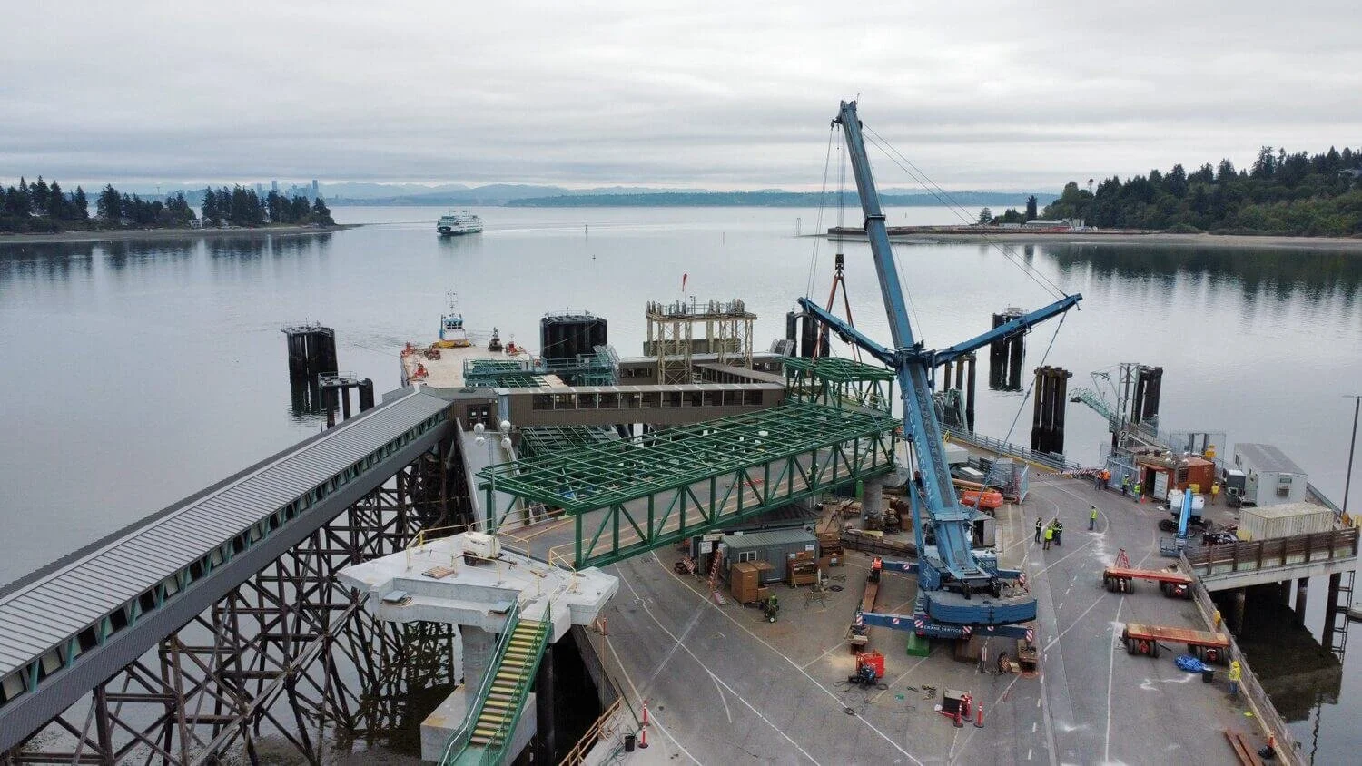 Ferry Port Ramps Bainbridge Island Ferry Footbridge — KWH Constructors