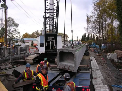 Dollarton Bridge — gantry crane