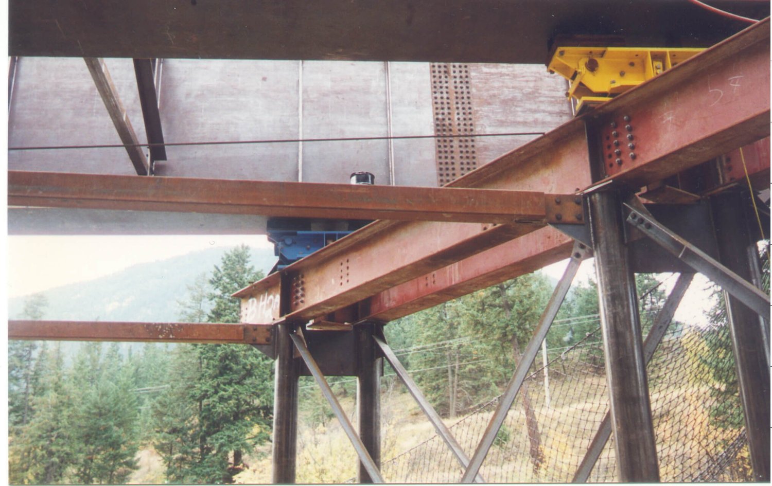 Sterling Creek Bridge construction view