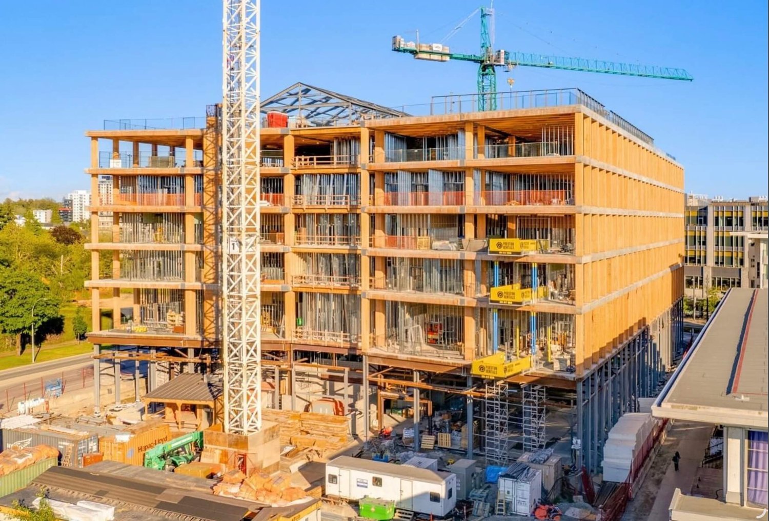 UBC Gateway wood exterior