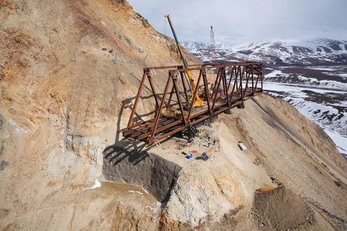 Polychrome Bridge — assembly at Gunderson Ironworks