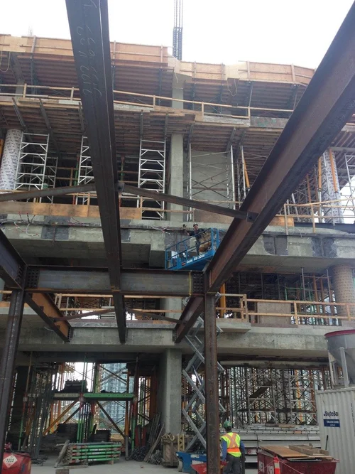 Parq Casino — steel framing