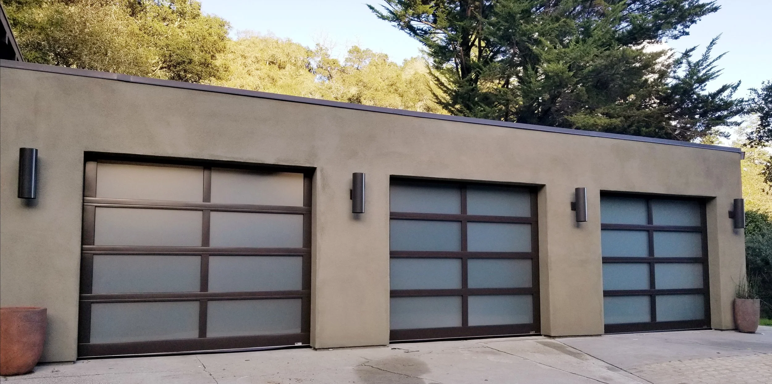 Modern Athena Style Garage Doors by Martin Garage Doors