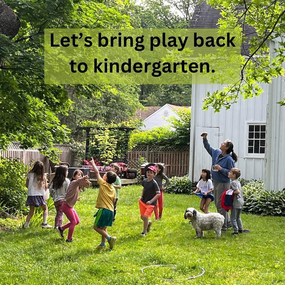 Learners in Spark Studio spend 50% of their week playing outside, rain or shine. Studies show that, by contrast, conventional kindergarten classrooms are sacrificing the discovery and critical thinking skills that arise through play in favor of acade