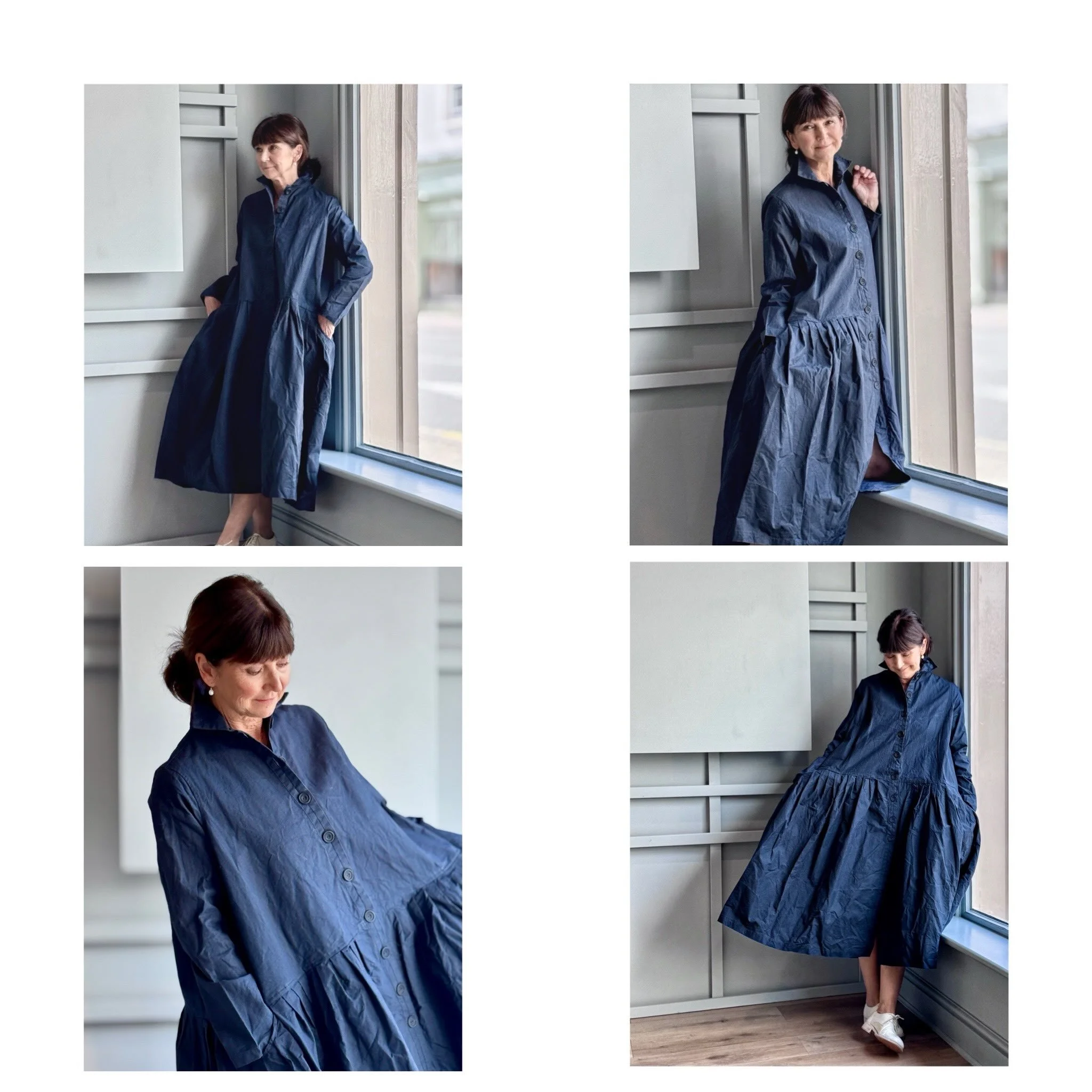 .
&mdash;&mdash;&mdash;&mdash;&mdash;&mdash;&mdash;&mdash;&mdash;&mdash;&mdash;&mdash;&mdash;&mdash;&mdash;&mdash;&mdash;&mdash;&mdash;&mdash;&mdash;&mdash;&mdash;&mdash;&mdash;-

. bd Dress 
. In Self Check Waxed Cotton
. Hand Dyed In Vulcan
. Size 