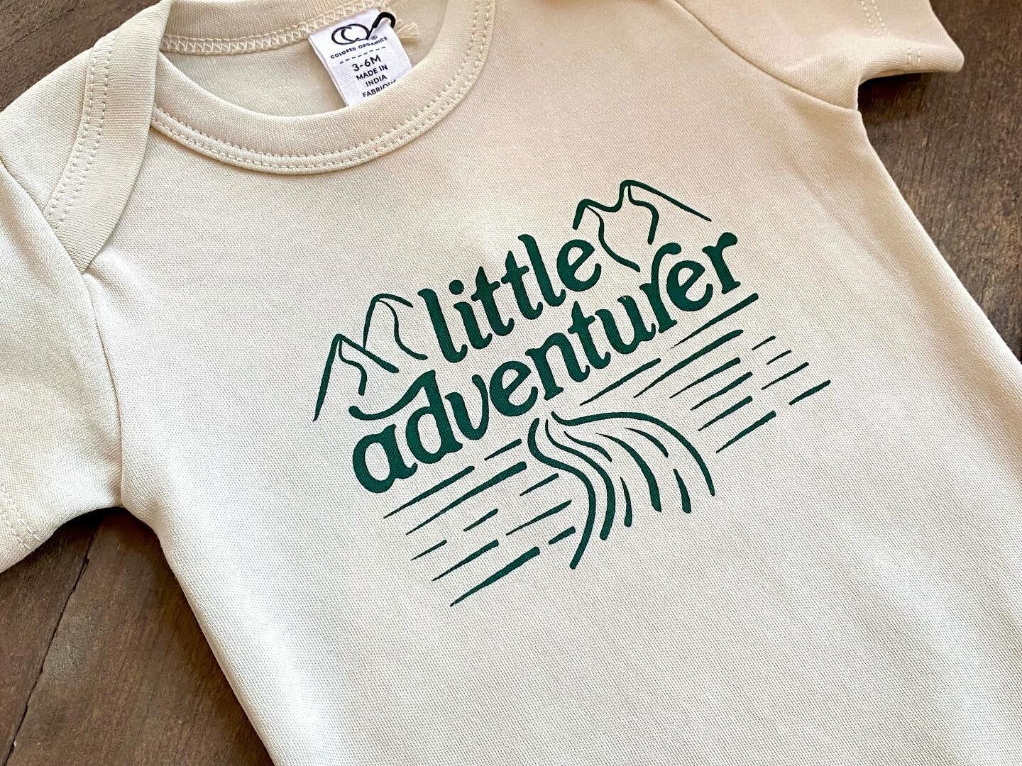 Feels SO good to create small batch goods again. It&rsquo;s been awhile!

Check out my onesie collab over on @hillsandtrails with @arcticlynxmaternity ⛰🌲