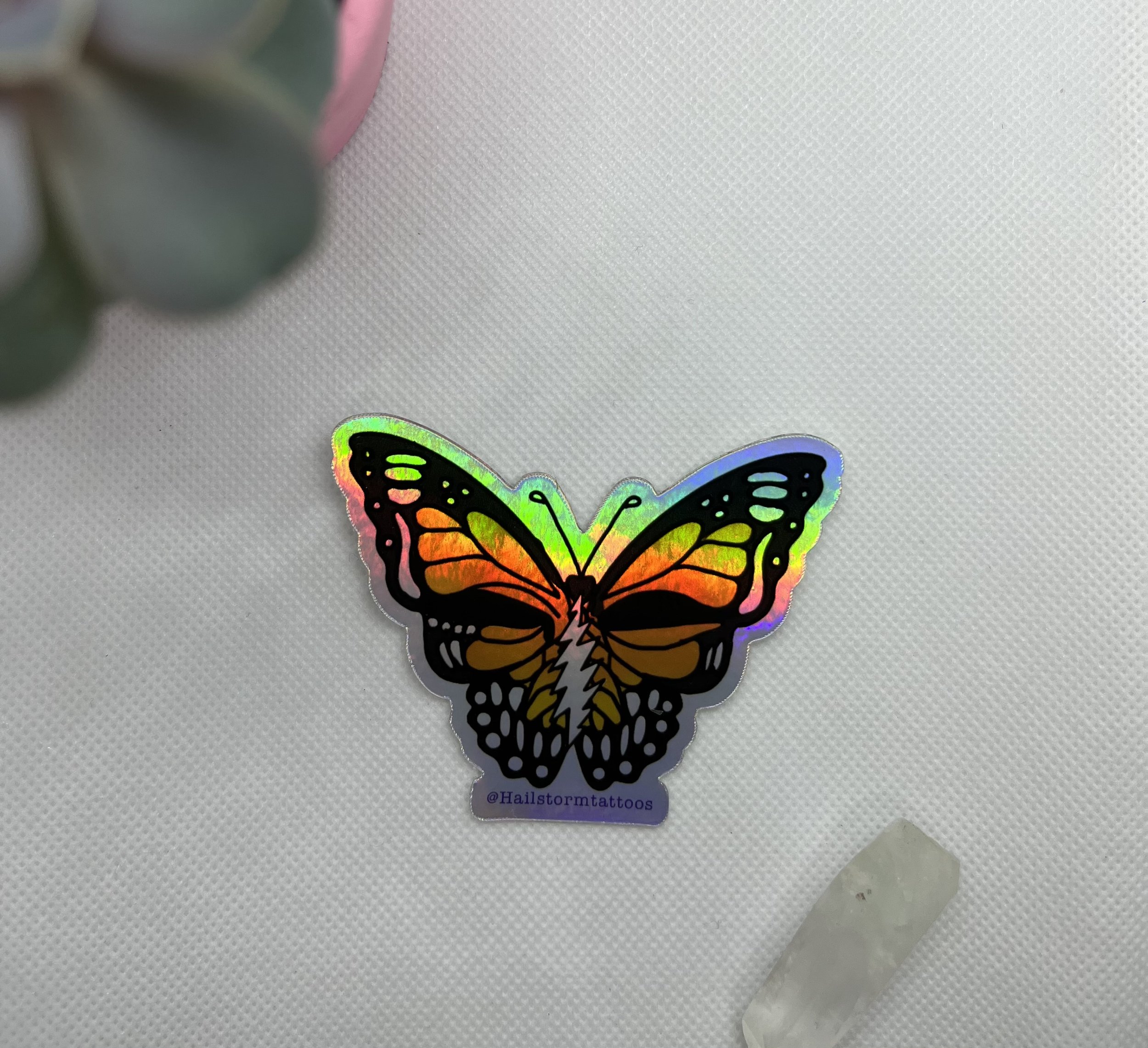Stealie Monarch Butterfly Sticker