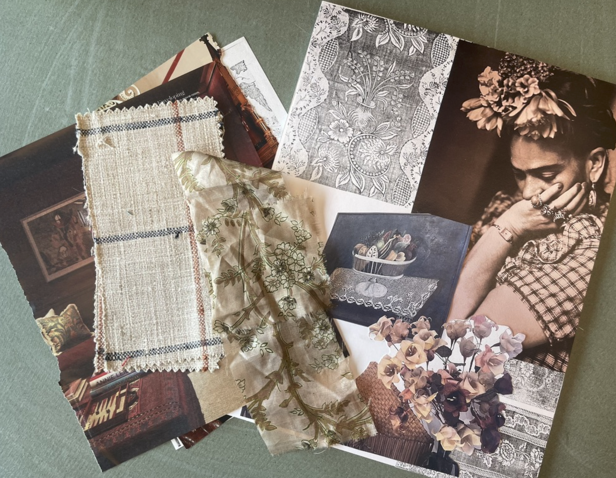 Tumble Rugs x Frida Kahlo Mood Board Creation