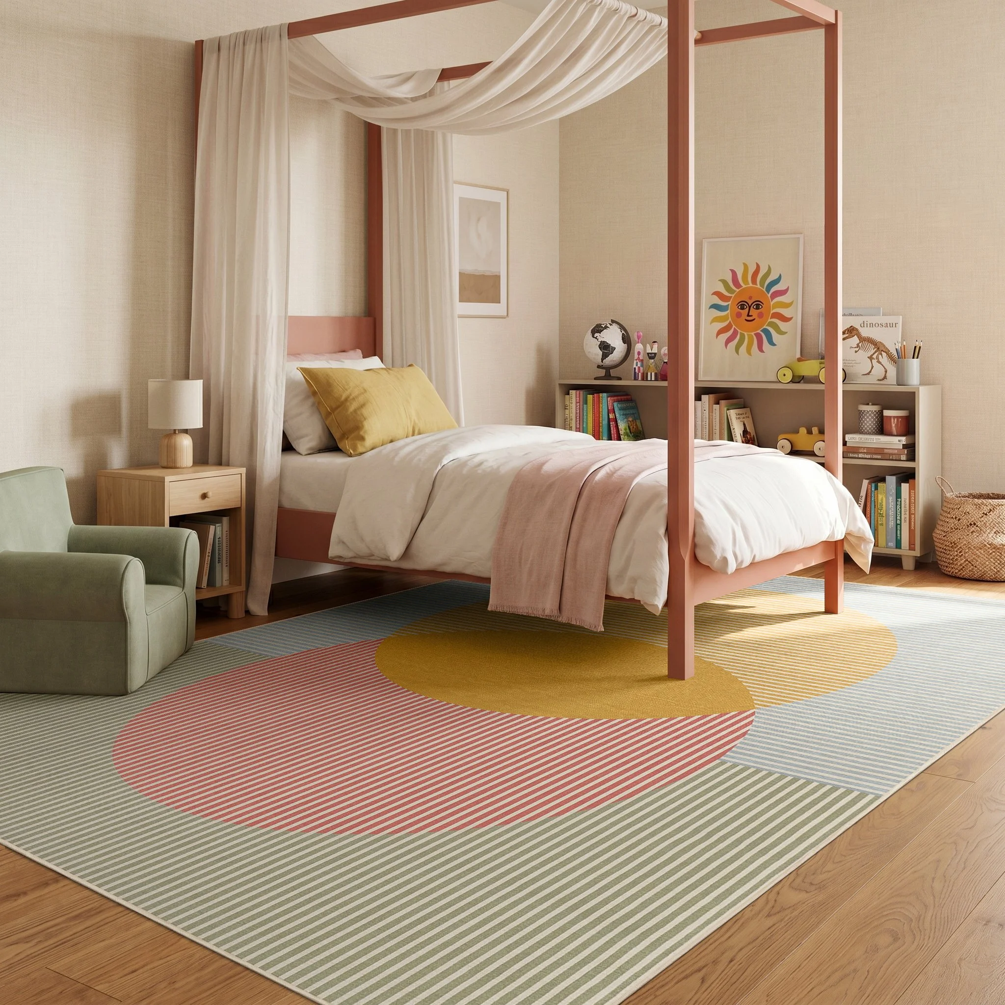 Tumble Rugs | Echo Pink/Multi